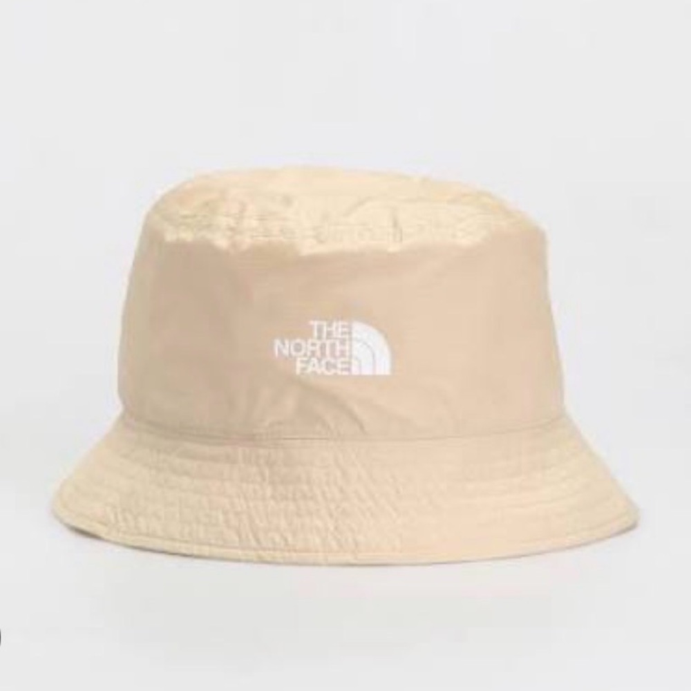 The North Face | Sun Stash Bucket Hat | Beige Packable Lightweight Reversible